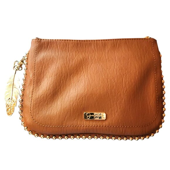 Jessica Simpson Women's CAMILLE Studded Western Style Saddle Bag Purse NWOT - Picture 3 of 13